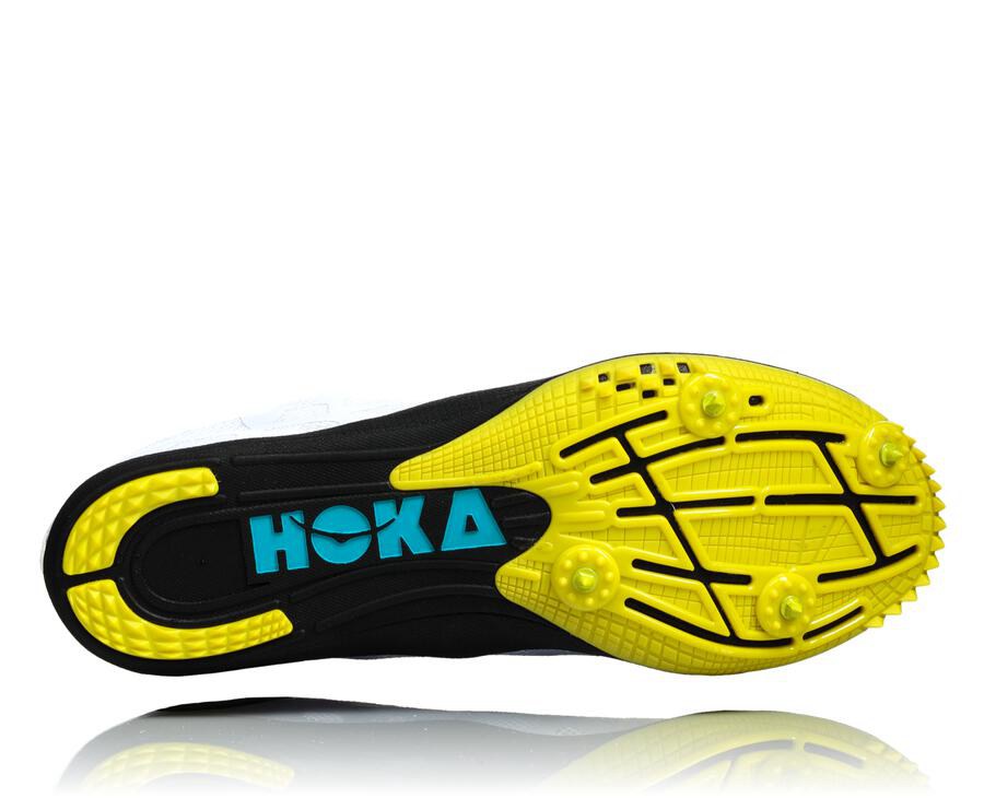 Hoka One One Spikes Panske Biele/Modre - Rocket X - 40631-EWXN